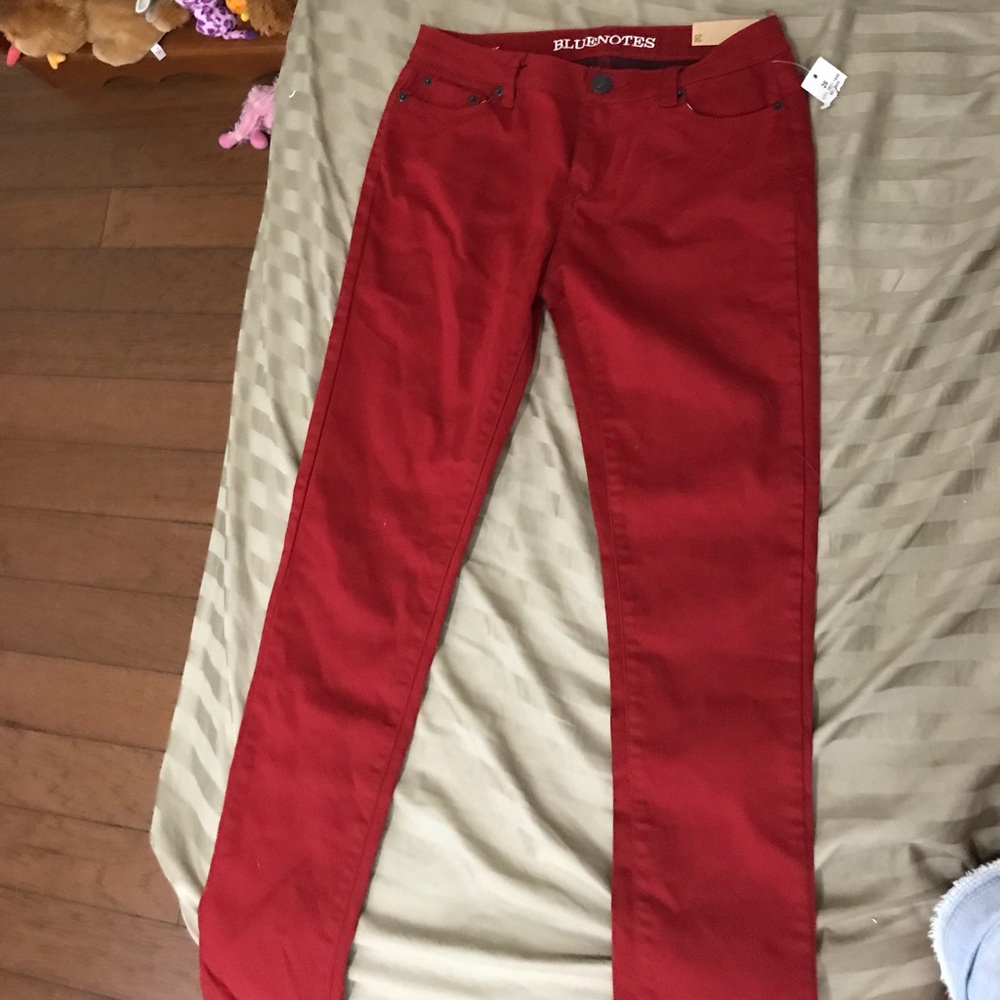 Red Bluenotes jeans
